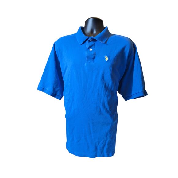 U.S. Polo Assn. Blue Polo Shirt Mens XLT Classic Fit Short Sleeve Luxury Feel - Picture 5 of 16
